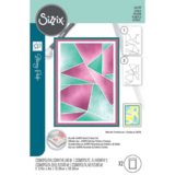 Sizzix Stencil by Stacey Park Cosmopolitan, Down the Line #2 (2pcs) (666748) (DISCONTINUED)