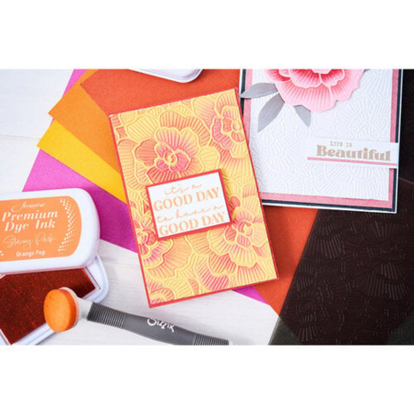 Sizzix Stencil by Stacey Park Cosmopolitan, Sunday in the Park #2 (2pcs) (666749) (DISCONTINUED)