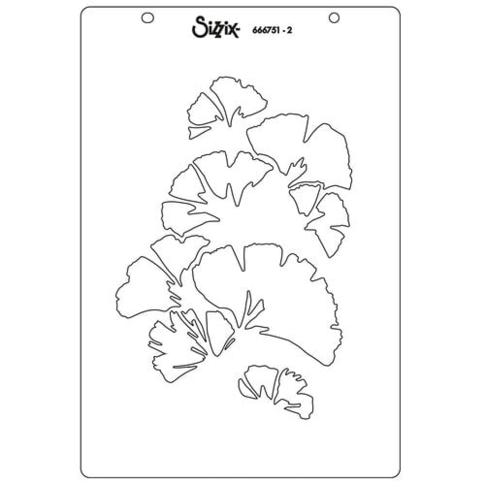 Sizzix Stencil by Stacey Park Cosmopolitan, Inspire Adornment (2pcs) (666751)