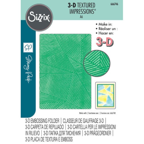 Sizzix 3D Textured Impressions by Stacey Park Cosmopolitan, Down the Line (666746) (DISCONTINUED) Sizzix 3D Textured Impressions by Stacey Park Cosmopolitan, Down the Line (666746) (DISCONTINUED)