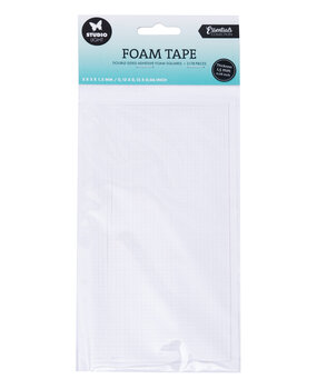 Studio Light Doublesided foam tape Blocks 3x3mm Essentials Tools 3x200x1,5mm 2380 PC nr.07 (SL-ES-FOAMT07) (BASIC)