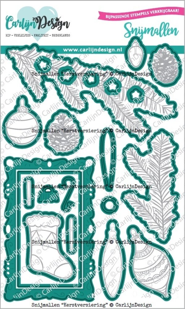 CarlijnDesign Snijmallen Kerstversiering (CDSN-0280) CarlijnDesign Snijmallen Kerstversiering (CDSN-0280)