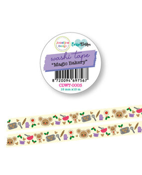 CarlijnDesign Washi tape Magic Bakery (CDWT-0003)