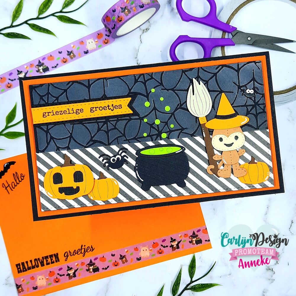 CarlijnDesign Washi tape It's Halloween (CDWT-0004)