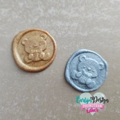 CarlijnDesign Waxzegel melts Custom Glitter Gold (CDWX-0084)