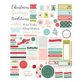 Spellbinders Oh Joyful Day Cardstock Diecut Ephemera Sentiments (168524)