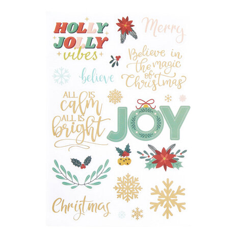 Spellbinders Oh Joyful Day Clear Sticker Pack (168531) Spellbinders Oh Joyful Day Clear Sticker Pack (168531)
