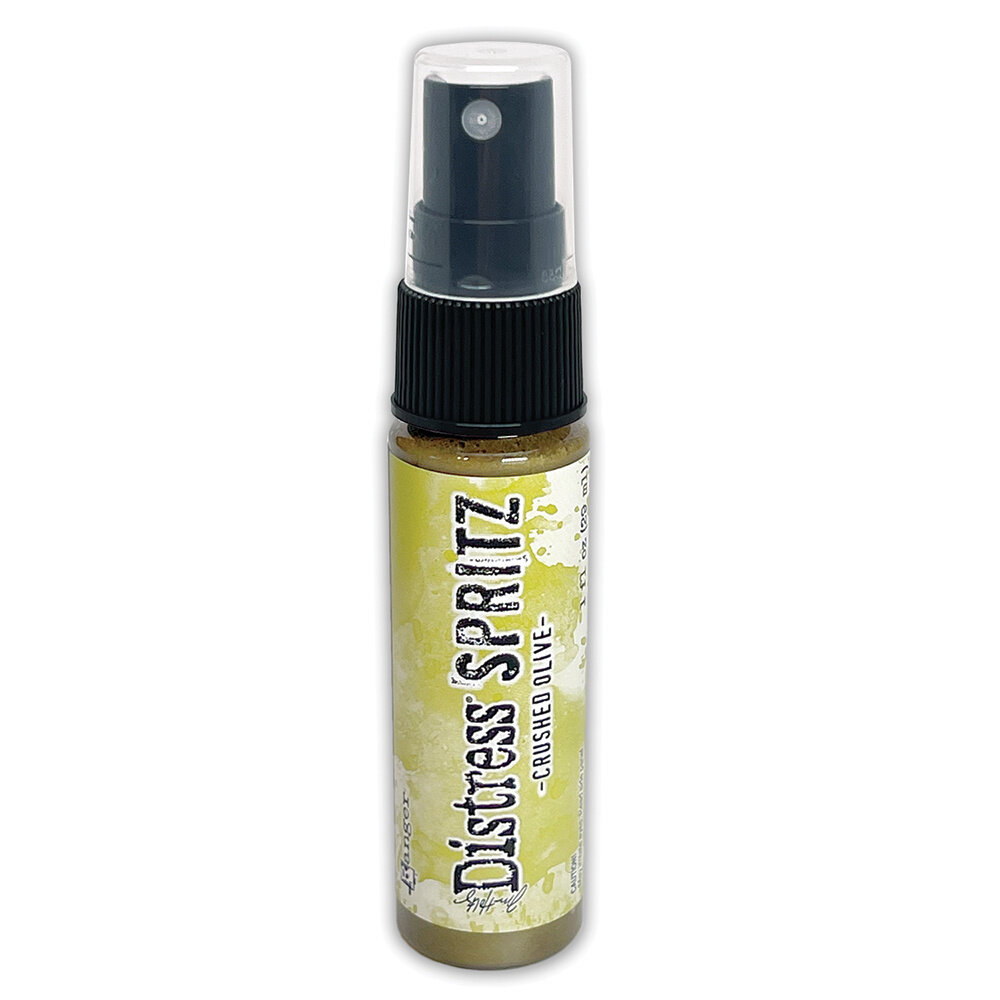 Ranger Tim Holtz Distress Spritz Crushed Olive 1 fl oz (TDU86284)