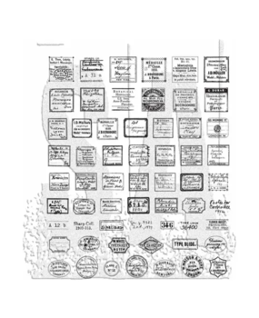 Stampers Anonymous Curator Tim Holtz Cling Stamps (CMS493)