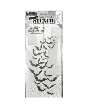 Stampers Anonymous Batty Tim Holtz Layering Stencil (THS184)