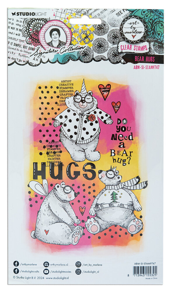 Art By Marlene Signature Collection Clear Stamp Bear Hugs (ABM-SI-STAMP747) (DISCONTINUED) Art By Marlene Signature Collection Clear Stamp Bear Hugs (ABM-SI-STAMP747) (DISCONTINUED)