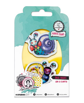 Art By Marlene Cling Stamp Snail Buddies Signature Collection (ABM-SI-STAMP748) (DISCONTINUED)