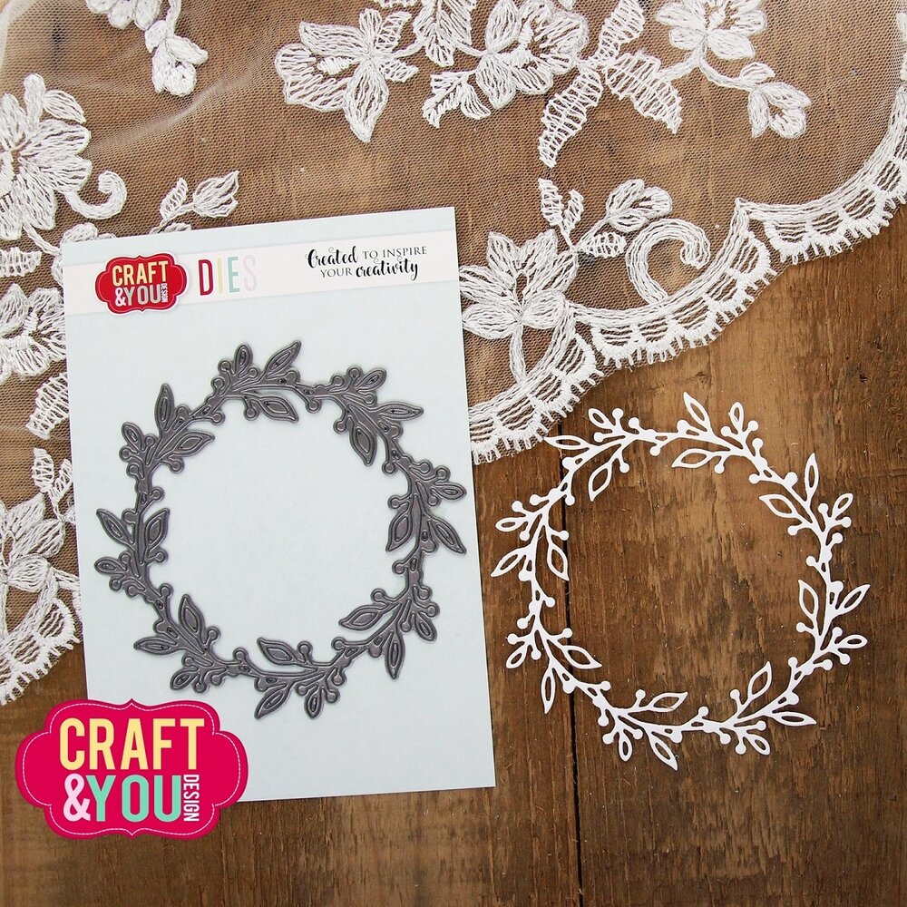Craft & You Design Delicate Wreath Dies (CYD-CW315) Craft & You Design Delicate Wreath Dies (CYD-CW315)