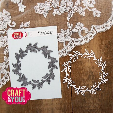 Craft & You Design Delicate Wreath Dies (CYD-CW315) Craft & You Design Delicate Wreath Dies (CYD-CW315)