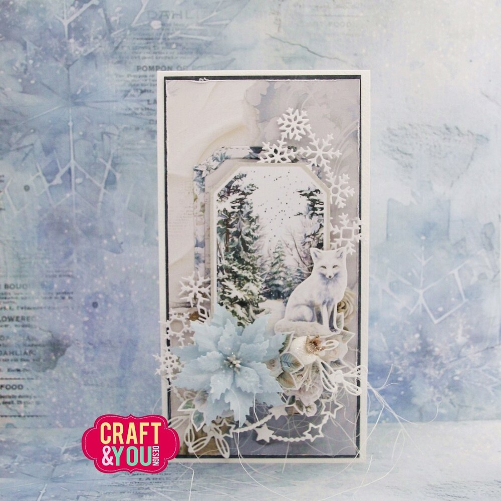 Craft & You Design Snowflakes Background Dies (CYD-CW321)