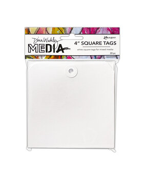 Ranger Dina Wakley MEdia Square Tags 4 Inch (20pcs) (MDA87649) Ranger Dina Wakley MEdia Square Tags 4 Inch (20pcs) (MDA87649)