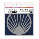 Ranger Dina Wakley MEdia Stencils Burst Coaster (MDS84938) (DISCONTINUED)