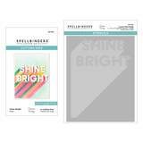 Spellbinders Layered Shine Bright Die & Stencil Bundle (BD-0900)