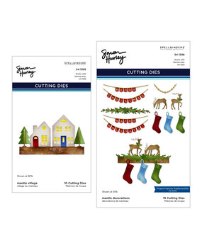 Spellbinders Mantle Village and Decorations Etched Dies (BD-0905) Spellbinders Mantle Village and Decorations Etched Dies (BD-0905)