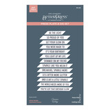 Spellbinders Shine Bright Sentiment Strips Press Plate & Die Set (BP-206) Spellbinders Shine Bright Sentiment Strips Press Plate & Die Set (BP-206)