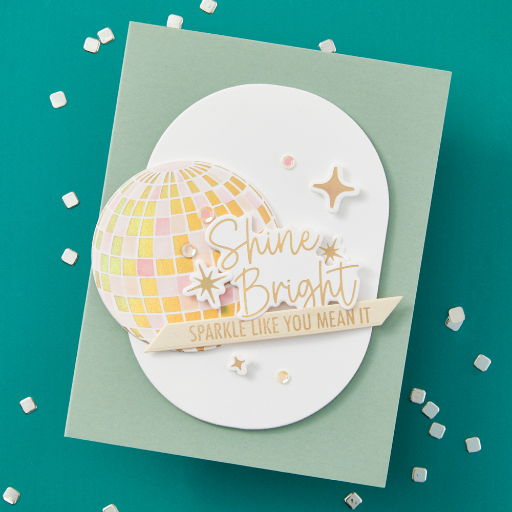 Spellbinders Disco Impressions Press Plate & Die Set (BP-210) Spellbinders Disco Impressions Press Plate & Die Set (BP-210)