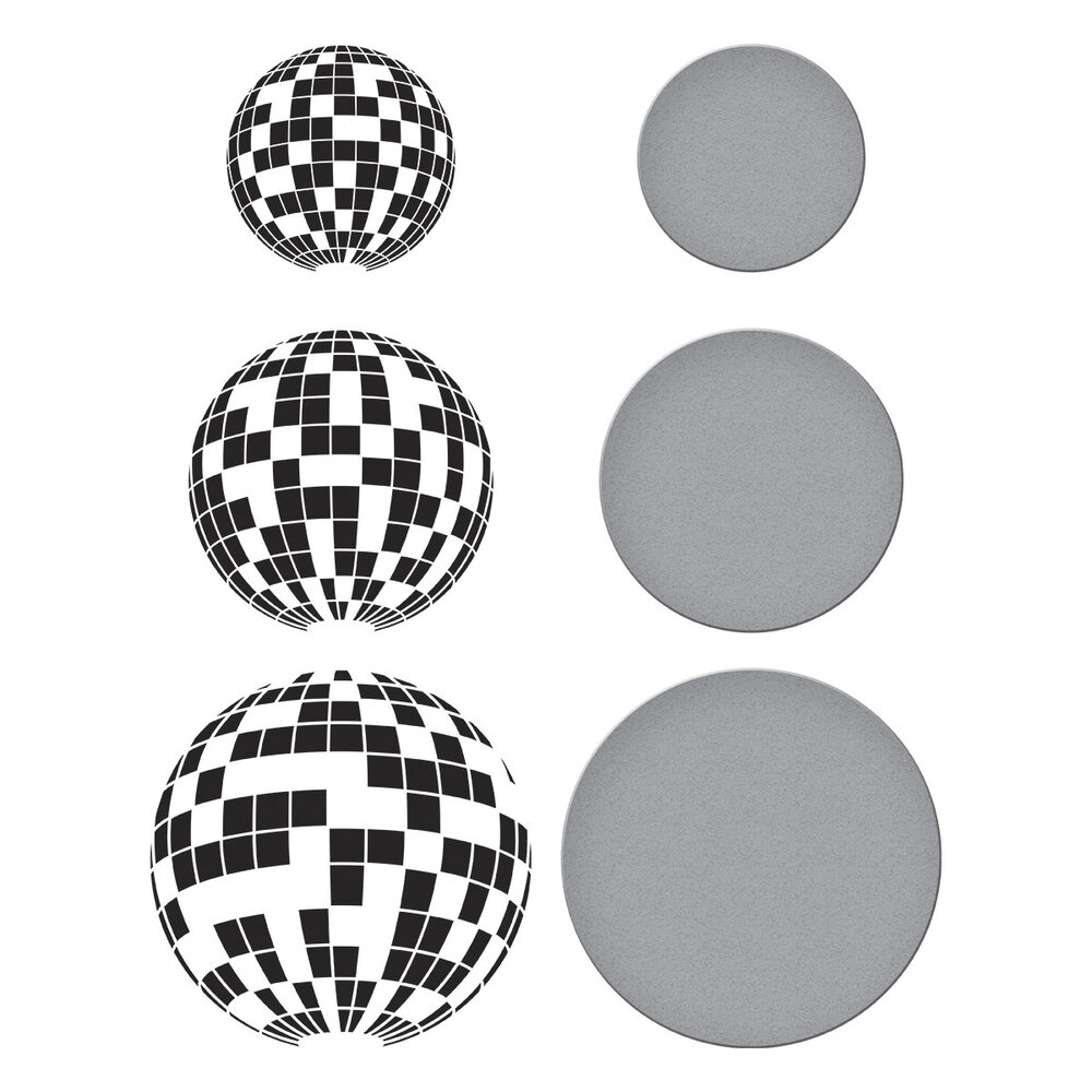 Spellbinders Disco Impressions Press Plate & Die Set (BP-210) Spellbinders Disco Impressions Press Plate & Die Set (BP-210)