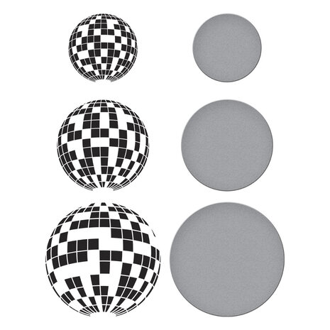 Spellbinders Disco Impressions Press Plate & Die Set (BP-210) Spellbinders Disco Impressions Press Plate & Die Set (BP-210)