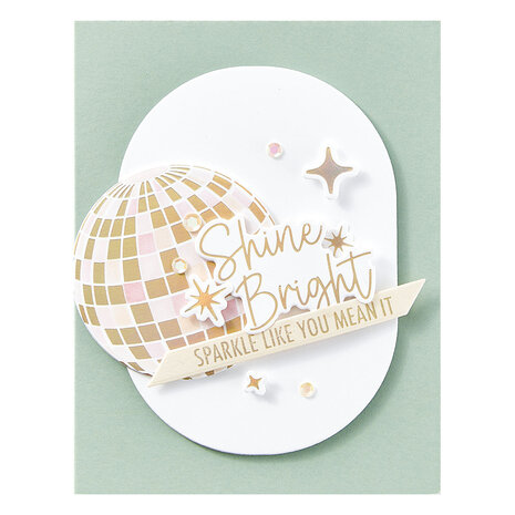 Spellbinders Disco Impressions Press Plate & Die Set (BP-210) Spellbinders Disco Impressions Press Plate & Die Set (BP-210)