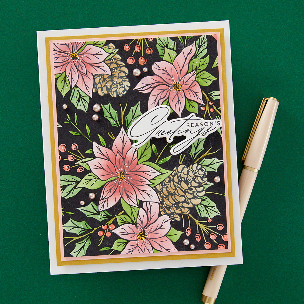Spellbinders Festive Poinsettias Press Plate (BP-226) Spellbinders Festive Poinsettias Press Plate (BP-226)