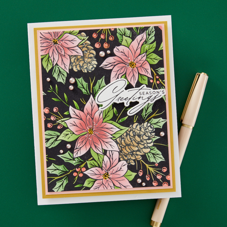 Spellbinders Festive Poinsettias Press Plate (BP-226) Spellbinders Festive Poinsettias Press Plate (BP-226)