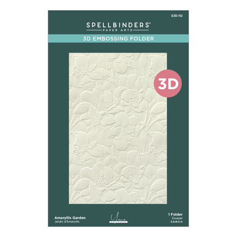 Spellbinders Amaryllis Garden 3D Embossing Folder (E3D-112)