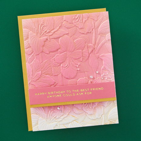 Spellbinders Amaryllis Garden 3D Embossing Folder (E3D-112)
