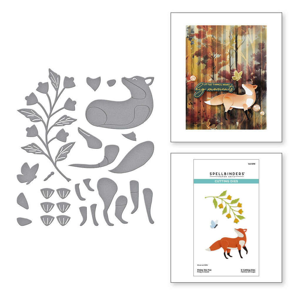 Spellbinders Finley the Fox Etched Dies (S4-1379) (DISCONTINUED) Spellbinders Finley the Fox Etched Dies (S4-1379) (DISCONTINUED)