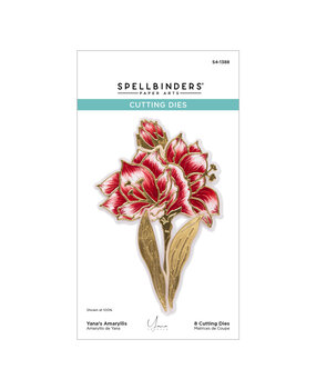 Spellbinders Yana's Amaryllis Etched Dies (S4-1388)