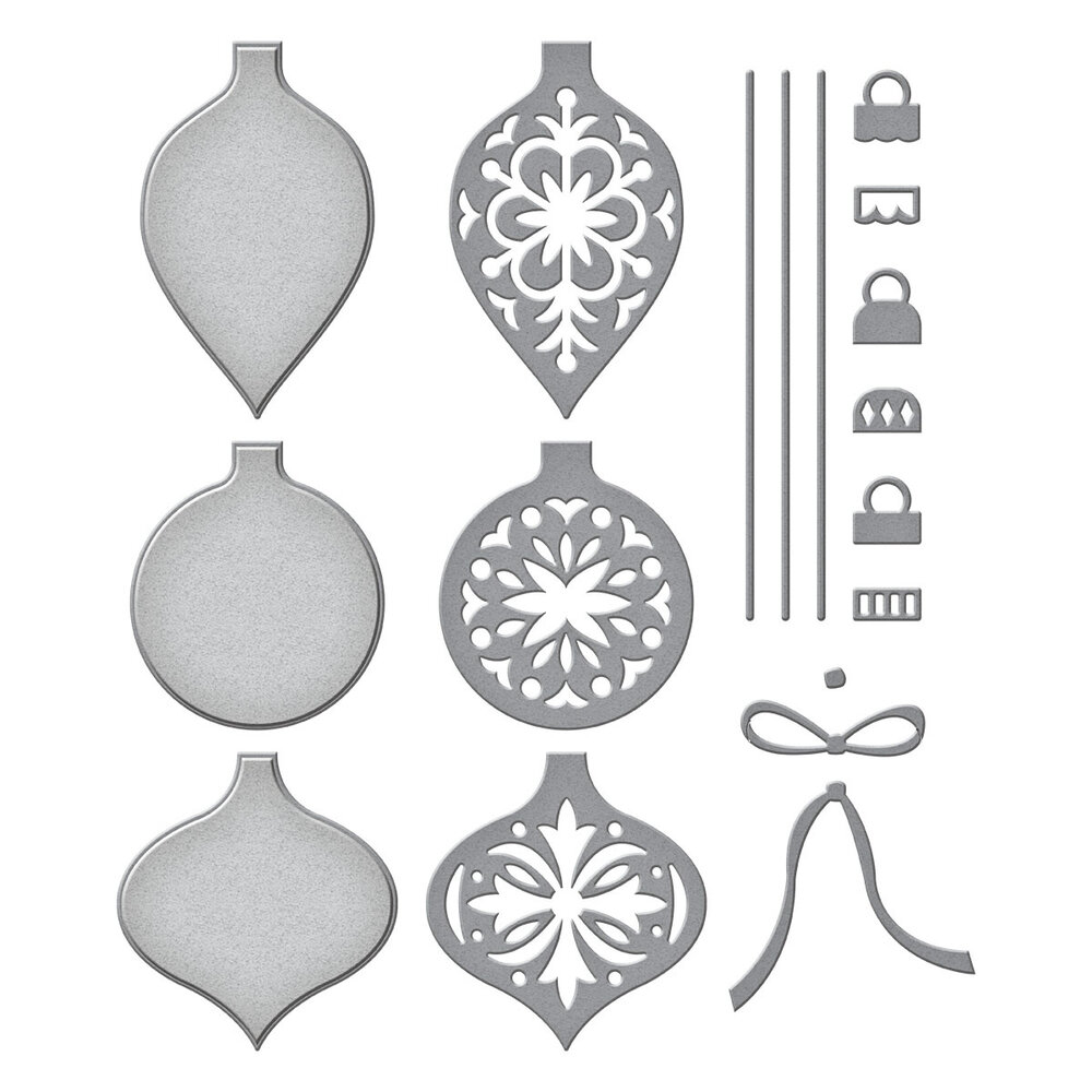 Spellbinders Vintage Layered Ornaments Etched Dies (S4-1394) Spellbinders Vintage Layered Ornaments Etched Dies (S4-1394)