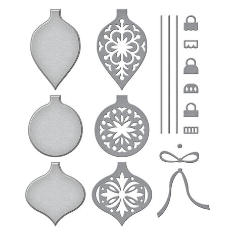 Spellbinders Vintage Layered Ornaments Etched Dies (S4-1394) Spellbinders Vintage Layered Ornaments Etched Dies (S4-1394)