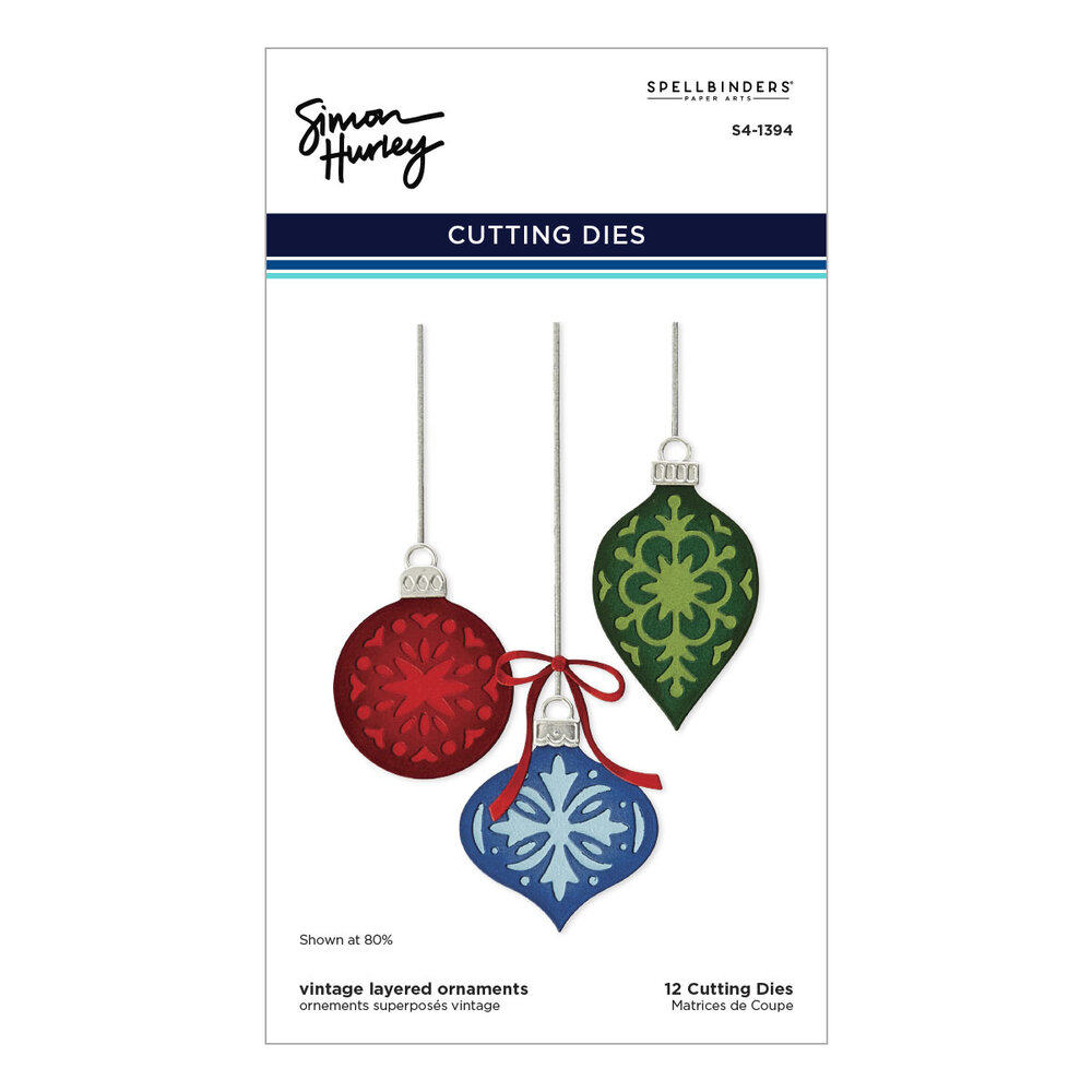 Spellbinders Vintage Layered Ornaments Etched Dies (S4-1394) Spellbinders Vintage Layered Ornaments Etched Dies (S4-1394)