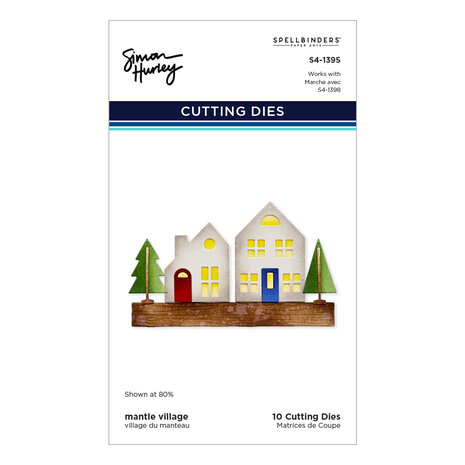 Spellbinders Mantle Village Etched Dies (S4-1395) Spellbinders Mantle Village Etched Dies (S4-1395)