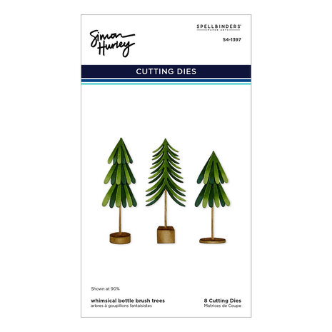 Spellbinders Whimsical Bottle Brush Trees Etched Dies (S4-1397) Spellbinders Whimsical Bottle Brush Trees Etched Dies (S4-1397)