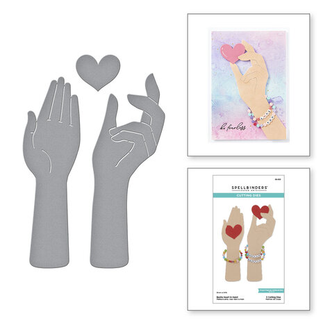 Spellbinders Bestie Heart in Hand Etched Dies (S5-653) (DISCONTINUED) Spellbinders Bestie Heart in Hand Etched Dies (S5-653) (DISCONTINUED)