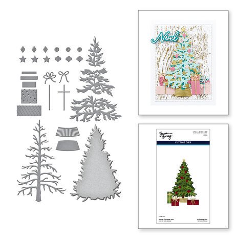 Spellbinders Classic Christmas Tree Etched Dies (S5-665) Spellbinders Classic Christmas Tree Etched Dies (S5-665)