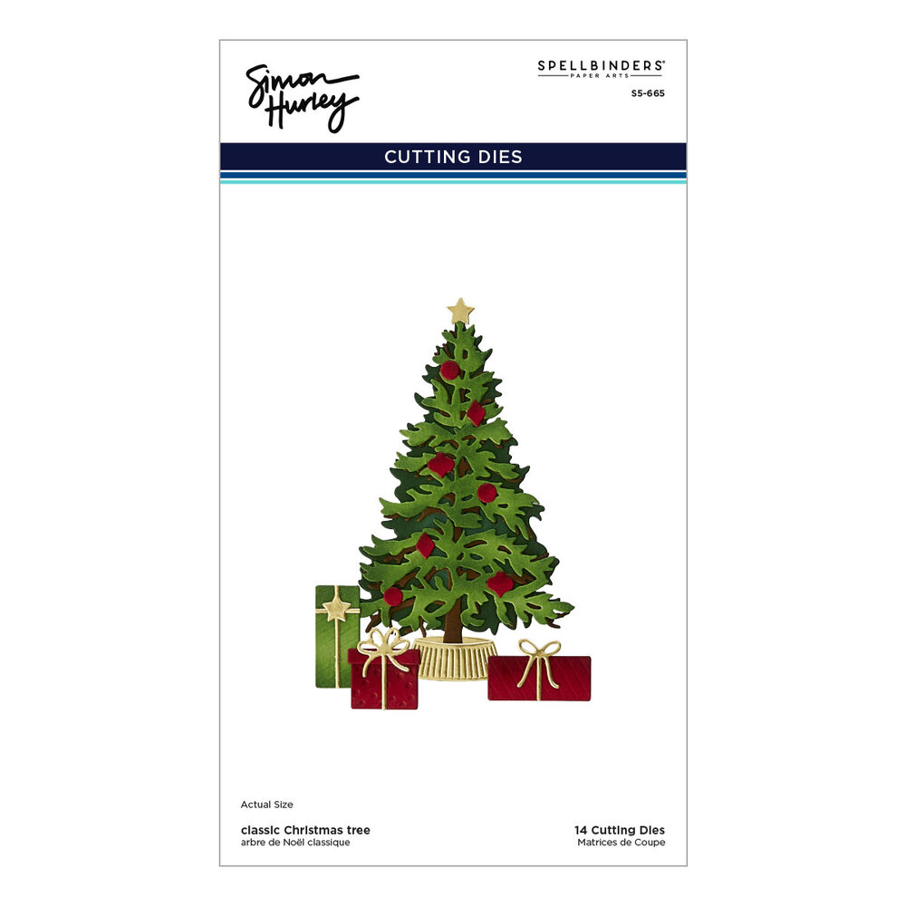 Spellbinders Classic Christmas Tree Etched Dies (S5-665) Spellbinders Classic Christmas Tree Etched Dies (S5-665)