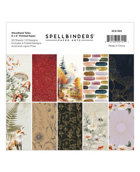 Spellbinders Woodland Tales 6x6 Inch Paper Pack (SCS-355)