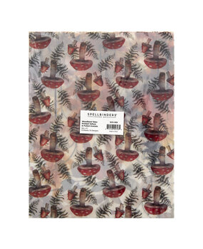 Spellbinders Woodland Tales 8.5x11 Inch Foiled Acetate & Vellum (SCS-359) (DISCONTINUED)