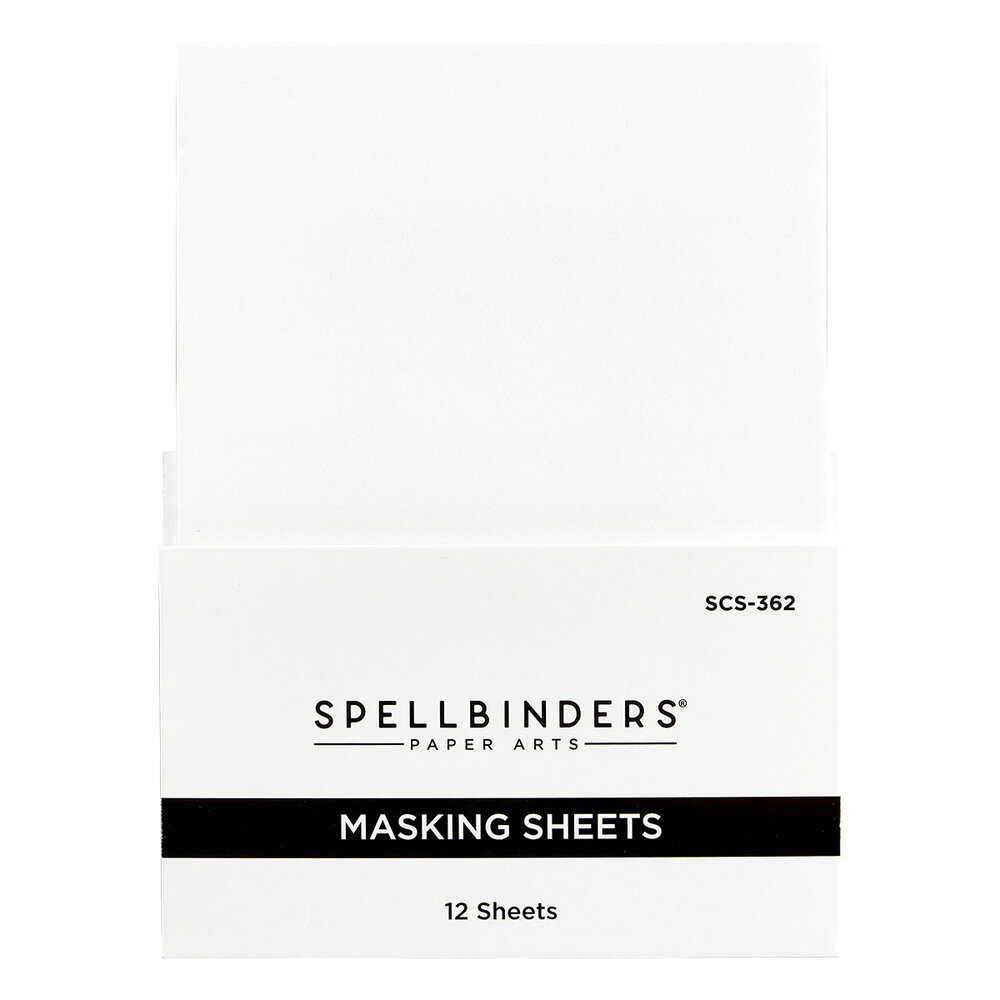 Spellbinders Masking Sheets (12pcs) (SCS-362) Spellbinders Masking Sheets (12pcs) (SCS-362)