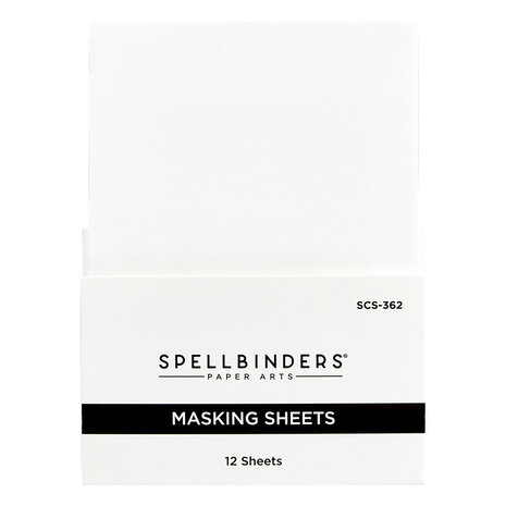 Spellbinders Masking Sheets (12pcs) (SCS-362) Spellbinders Masking Sheets (12pcs) (SCS-362)