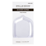 Spellbinders Fresh Picked Shaker Domes (6pcs) (SCSE-003)