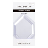 Spellbinders Hexi-Gem Shaker Domes (6pcs) (SCSE-004) (DISCONTINUED)