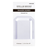 Spellbinders Emerald Cut Shaker Domes (6pcs) (SCSE-006)