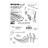 Spellbinders Woodland Tales Sentiments Clear Stamp Set (STP-243) (DISCONTINUED)